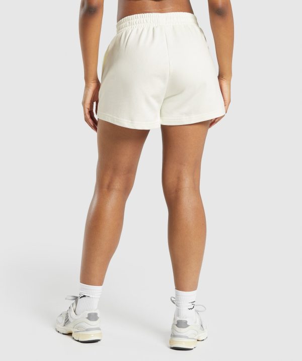 Care Label Graphic Brushed Shorts - Image 2
