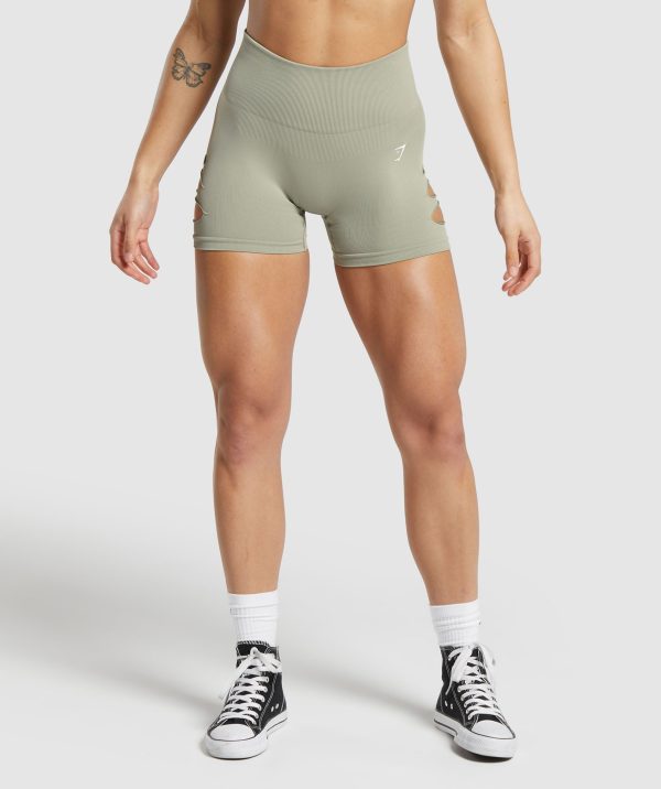Gains Seamless Ripped Shorts - Image 2