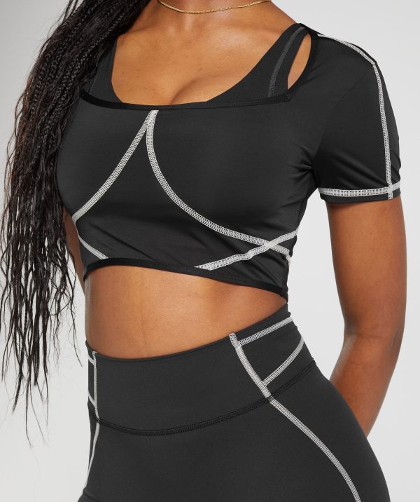 Stitch Feature Crop Top - Image 6