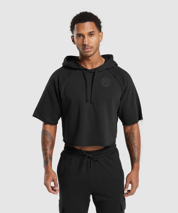 Legacy Short Sleeve Crop Hoodie - Image 2