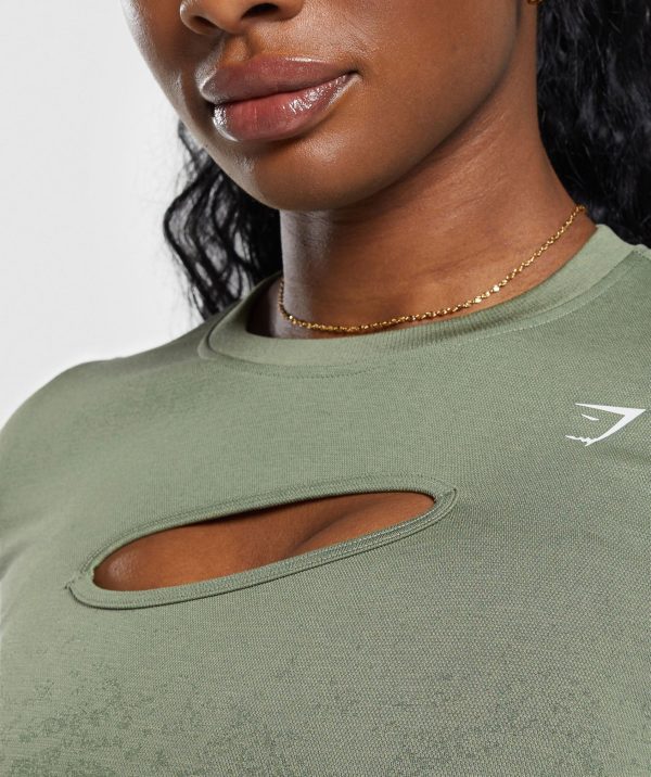 Adapt Safari Seamless Faded Long Sleeve Top - Image 5