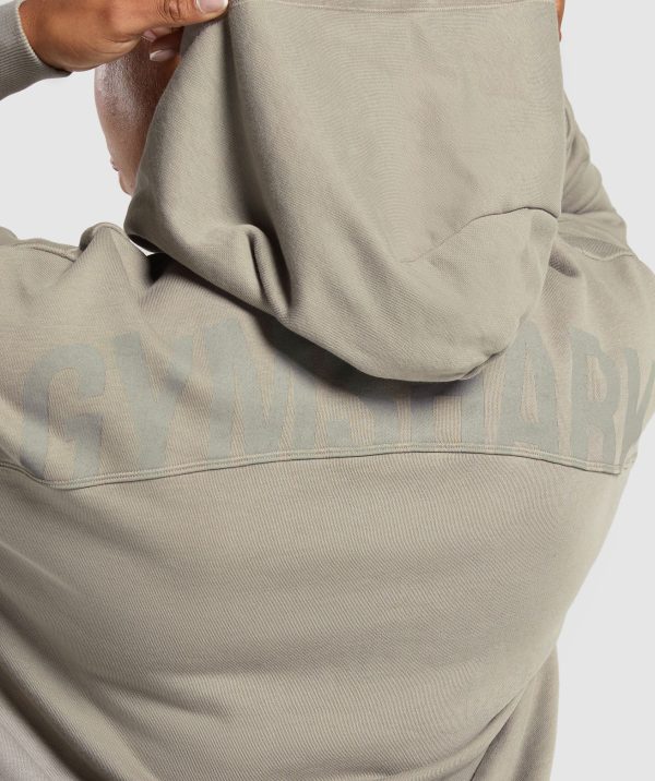 Power Oversized Zip Hoodie - Image 5