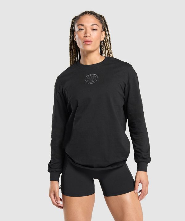 Legacy Oversized Long Sleeve Top - Image 2