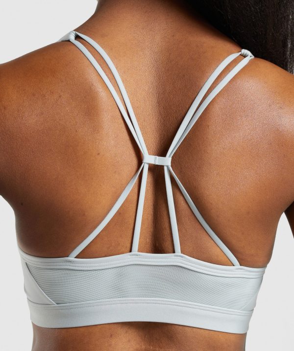 Ruched Strappy Sports Bra - Image 5