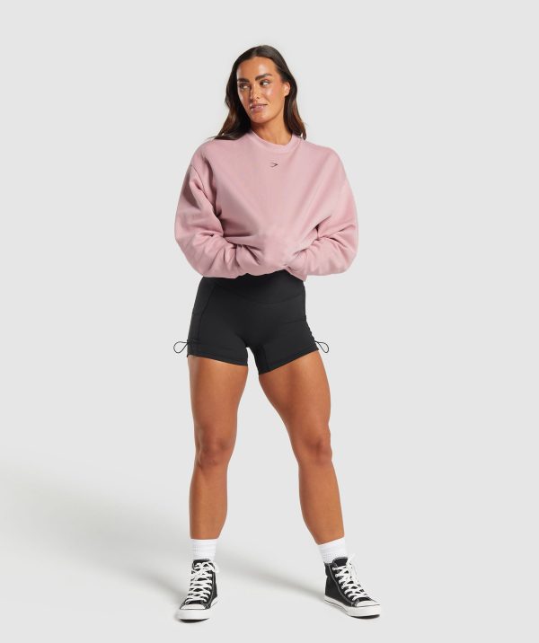 Strong Girl Lifting Club Oversized Graphic Crew - Image 4