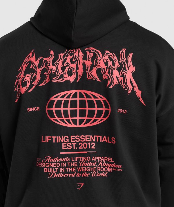Metal Lifting Graphic Hoodie - Image 6