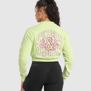Dumbells & Deadlifts Crop Sweater
