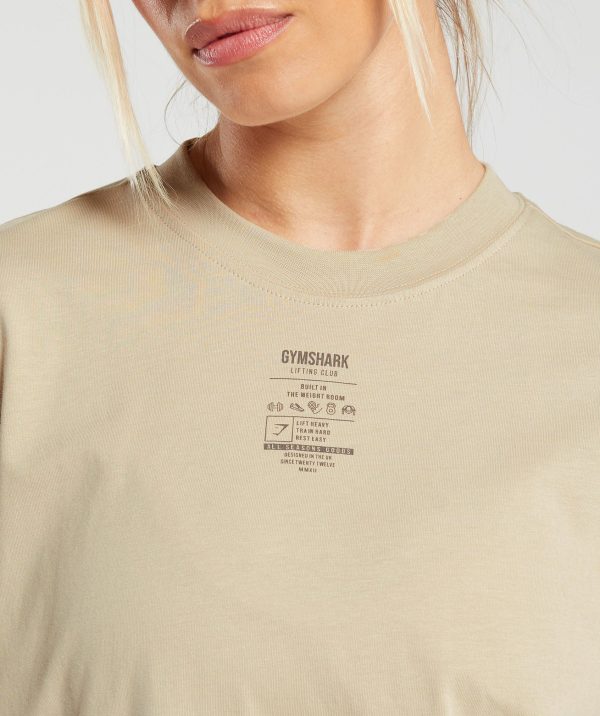 Care Label Graphic Oversized T-Shirt - Image 5