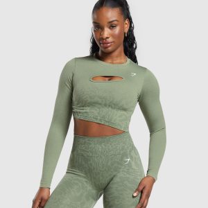 Adapt Safari Seamless Faded Long Sleeve Top