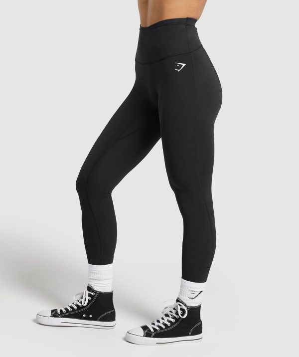 Mesh Waistband Leggings - Image 3