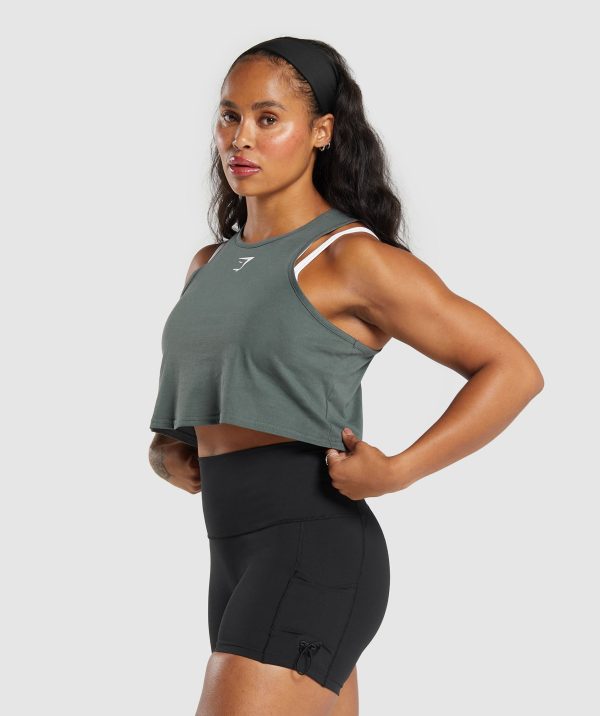 Lifting Essential Cotton Crop Tank - Image 3