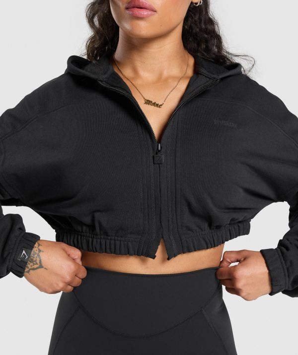 Superset Crop Zip Hoodie - Image 6