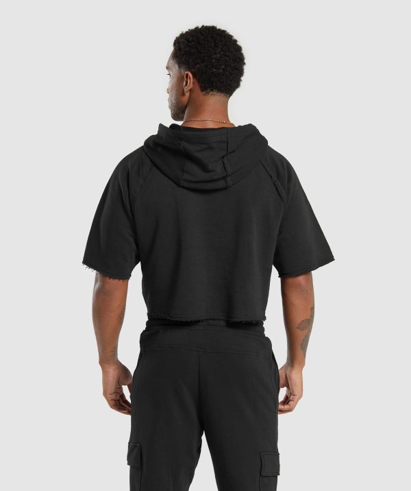 Legacy Short Sleeve Crop Hoodie - Image 3