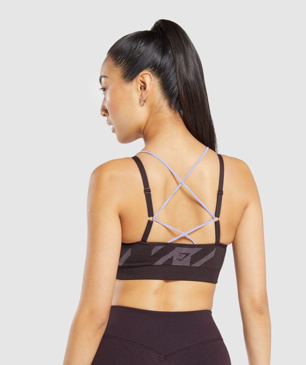 Apex Limit Seamless Ruched Sports Bra - Image 2