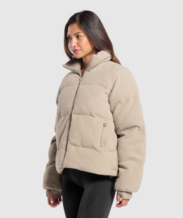 Sherpa Puffer Jacket - Image 3
