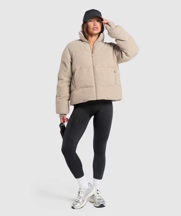 Sherpa Puffer Jacket - Image 4