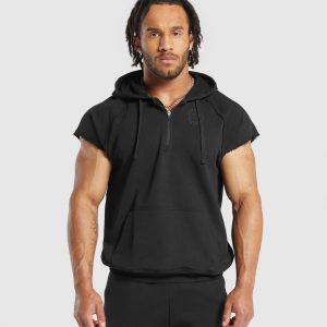 Legacy 1/4 Zip Cap Sleeve Hoodie