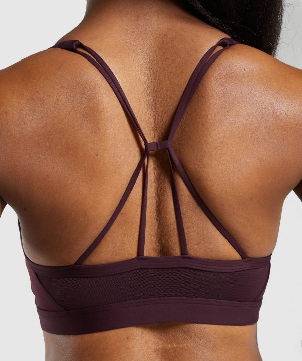 Ruched Strappy Sports Bra - Image 5