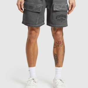 Heavyweight Washed Cargo Shorts