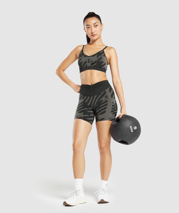 Apex Limit Seamless Ruched Sports Bra - Image 4