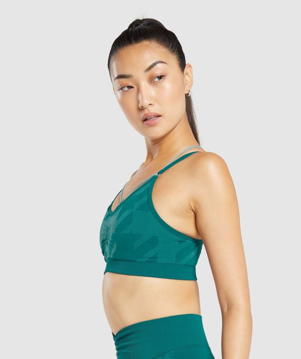 Apex Limit Seamless Ruched Sports Bra - Image 5