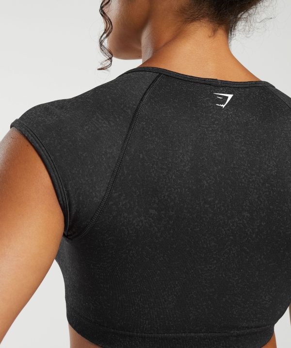 Adapt Fleck Seamless Crop Top - Image 5