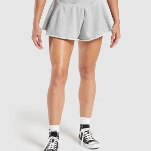Lifting Crossover Cotton Shorts