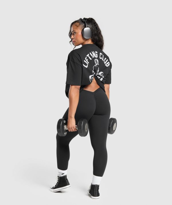 Script Graphic Oversized T-Shirt - Image 4