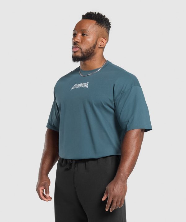 Metal Lifting Graphic T-Shirt - Image 3