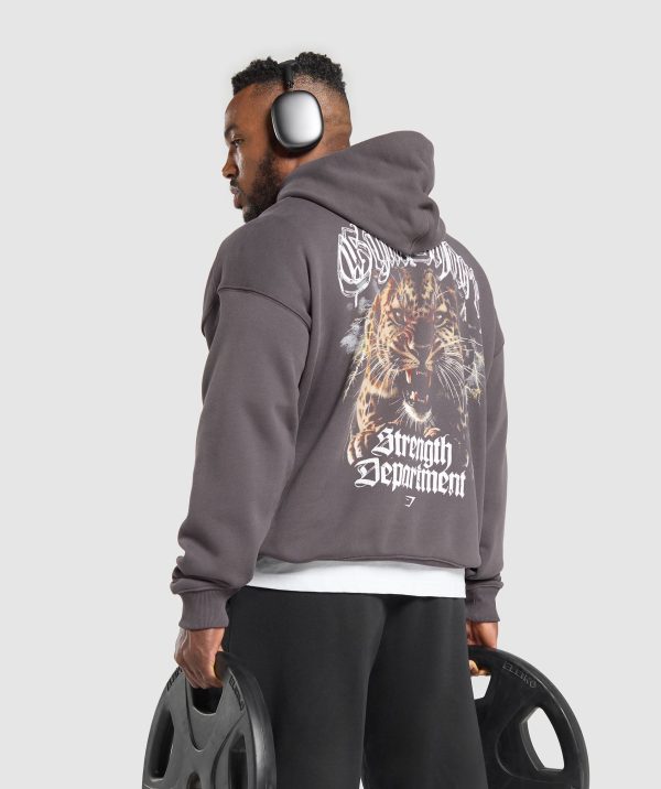 Strength Department Animal Oversized Hoodie - Image 5