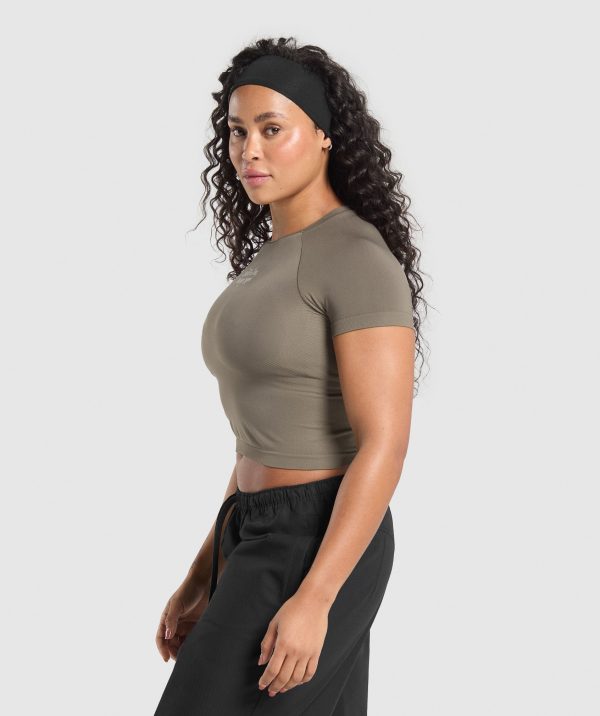Built In The Weight Room Baby Tee - Image 3