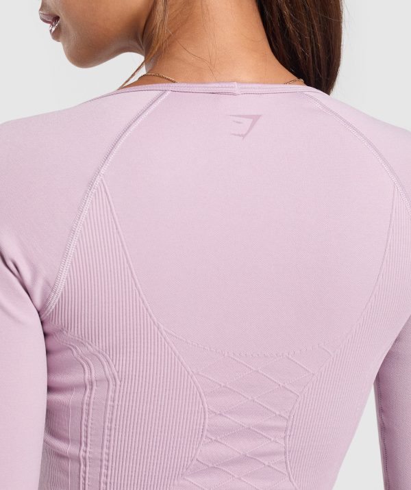 Corset Seamless Long Sleeve Top - Image 5