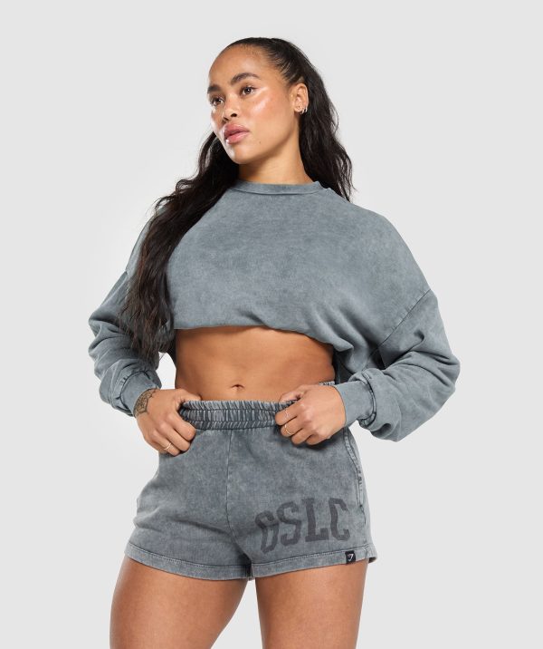 Collegiate Shadow Washed Midi Sweatshirt - Image 5
