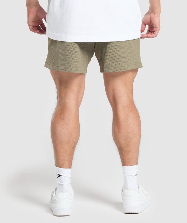 Workout Gear Mesh 5" Shorts - Image 2