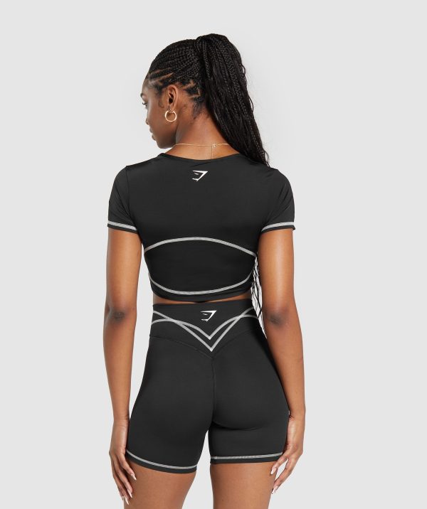 Stitch Feature Crop Top - Image 2