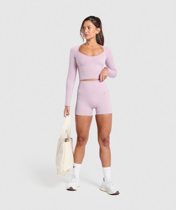 Corset Seamless Long Sleeve Top - Image 6
