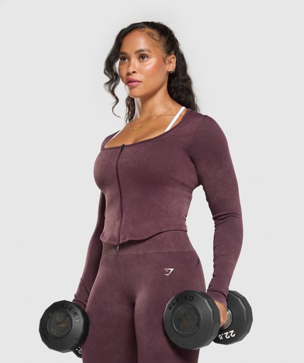 Gains Seamless Zip Up - Image 7