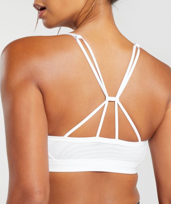 Ruched Strappy Sports Bra - Image 5