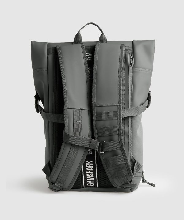 Sleek Backpack Roll Top - Image 3