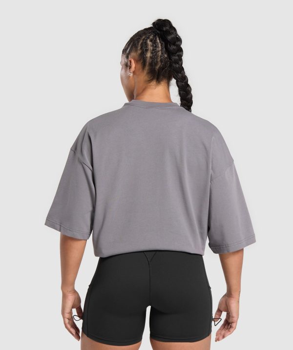 Embroidered Logo Oversized T-Shirt - Image 2