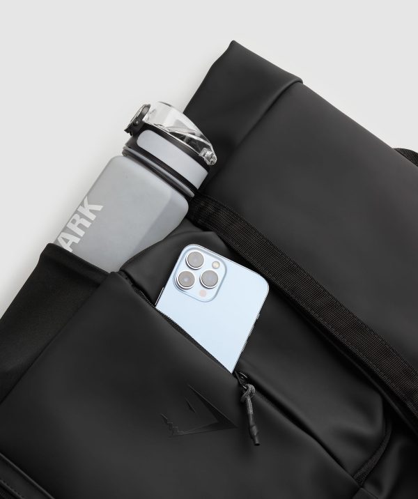 Sleek Backpack Roll Top - Image 5