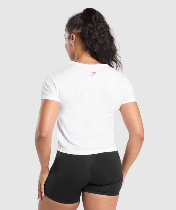 Dumbells & Deadlifts Baby Tee - Image 2