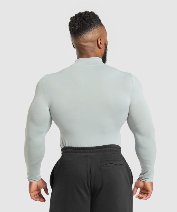Everyday Seamless Mock Long Sleeve T-Shirt - Image 2