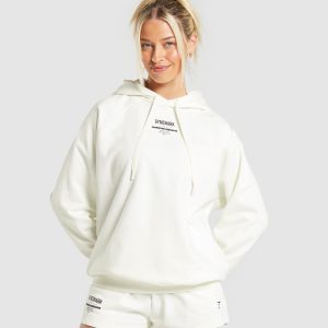 Care Label Graphic Brushed Hoodie