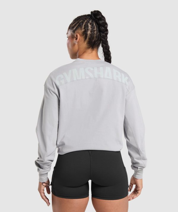 Power Oversized Long Sleeve Top - Image 2