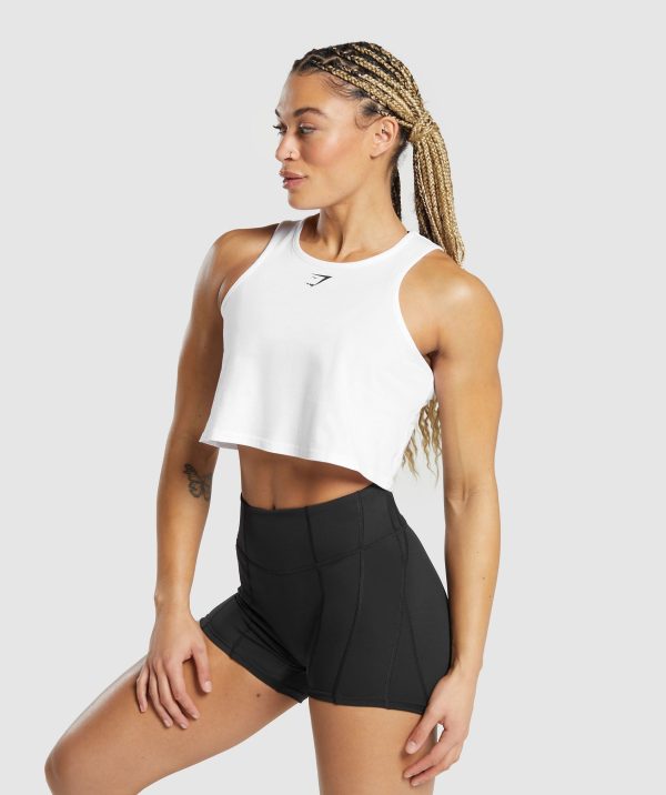 Lifting Essential Cotton Crop Tank - Image 5