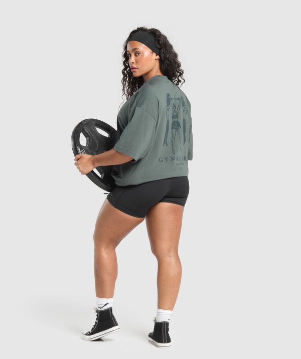 Retro Lifting Oversized T-Shirt - Image 4