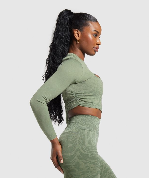 Adapt Safari Seamless Faded Long Sleeve Top - Image 3