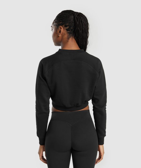 Training Fleece Cropped Sweatshirt - Image 3