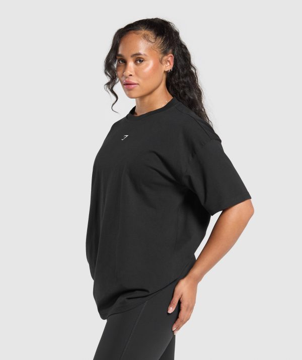 Script Graphic Oversized T-Shirt - Image 3